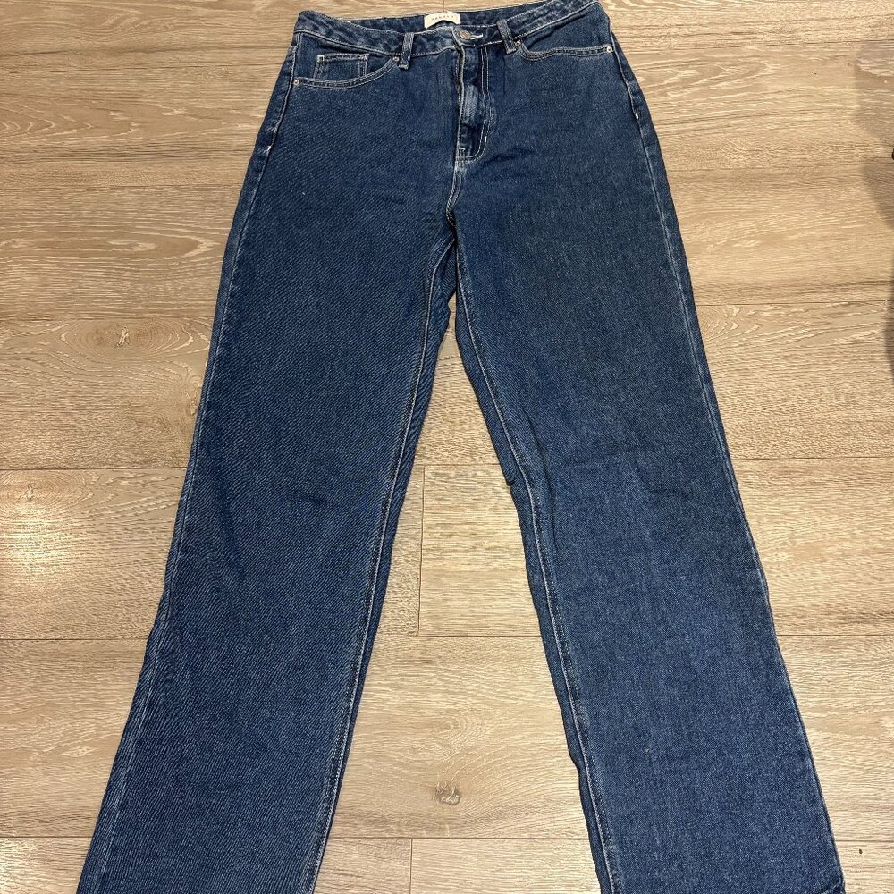90's Boyfriend Jeans - Dark Wash - High Rise